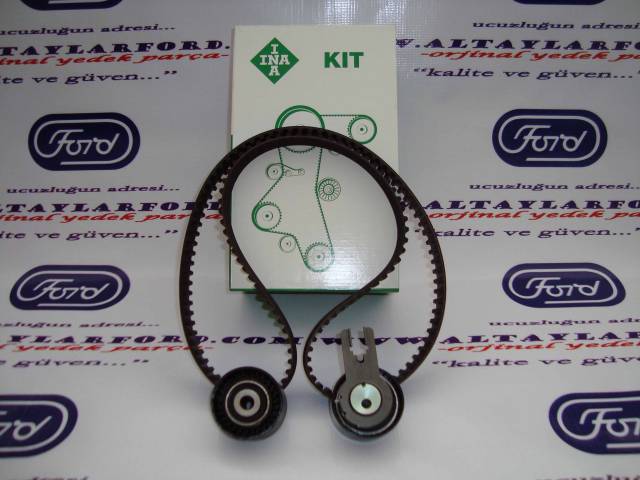Ford Focus 2 / C-MAX 1.6 TDCi (2005-2011) Triger Seti INA 530 0239 10 Orjinal Kalite — Kayış + 2 Rulman