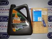 Ford Focus 2 1.6 TDCi (2005-2007) Yağ Bakım Seti — Castrol 4 L Motor Yağı + Yağ Filtresi + Hava Filtresi